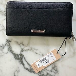 Rebecca Minkoff Black Zip Around Wallet